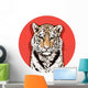 Graphic Color Drawing Bengal Wall Decal