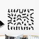 Silhouettes Hands Vector Wall Decal Sticker Set Wall Decal