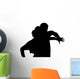 Silhouette Ballroom Dancing Wall Decal