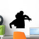 Silhouette Ballroom Dancing Wall Decal