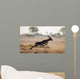 Antelope Running across Savannah Wall Decal