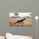 Antelope Running across Savannah Wall Decal