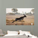 Antelope Running across Savannah Wall Decal