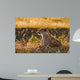 Female Cheetah Lying Grass Wall Decal