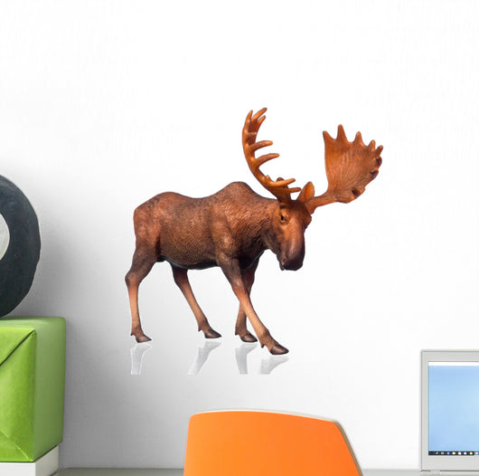 Figure Moose Wall Decal