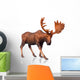 Figure Moose Wall Decal