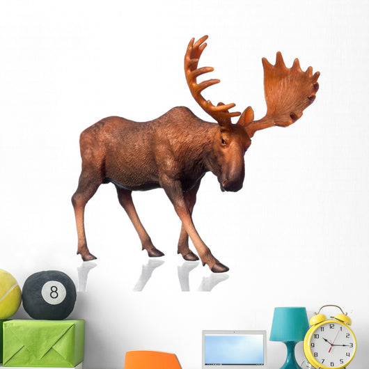 Figure Moose Wall Decal