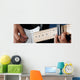Electric Guitar Player Performing Wall Decal Panoramic Wall Decal