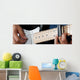 Electric Guitar Player Performing Wall Decal Panoramic Wall Decal