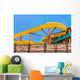 Yellow Water Slider Outdoor Wall Decal