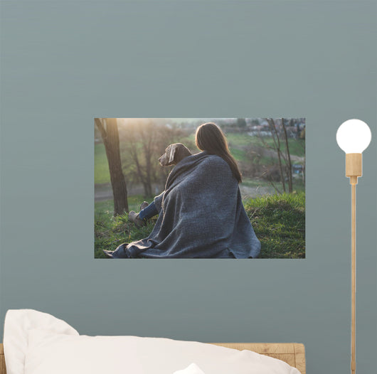Woman with Her Beautiful Wall Decal