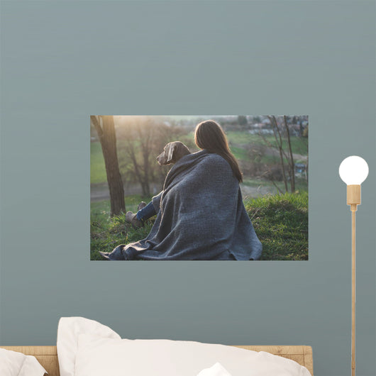 Woman with Her Beautiful Wall Decal