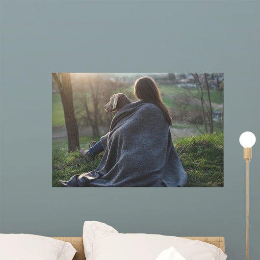 Woman with Her Beautiful Wall Decal