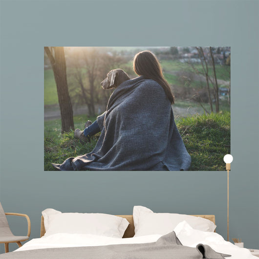 Woman with Her Beautiful Wall Decal