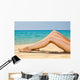 Woman's Legs Beach Wall Decal