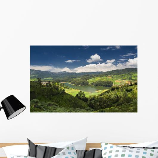 Emerald Lake and Village Wall Decal