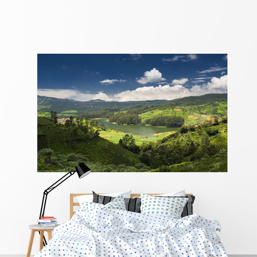 Emerald Lake and Village Wall Decal