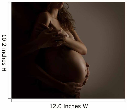 Family Couple Pregnant Woman Wall Decal
