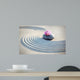 Orchidee Auf Stein im Wall Decal Design 2