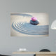 Orchidee Auf Stein im Wall Decal Design 2
