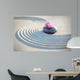 Orchidee Auf Stein im Wall Decal Design 2