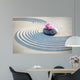 Orchidee Auf Stein im Wall Decal Design 2