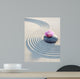Orchidee Auf Stein im Wall Decal Design 1