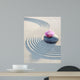 Orchidee Auf Stein im Wall Decal Design 1