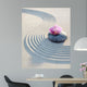 Orchidee Auf Stein im Wall Decal Design 1
