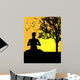 Meditation Wall Decal