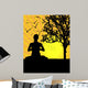 Meditation Wall Decal