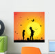 Vector Silhouette Children Wall Decal