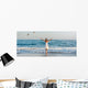 Girl Standing Beach Wall Decal