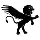 Vector Sign Lion Wall Decal