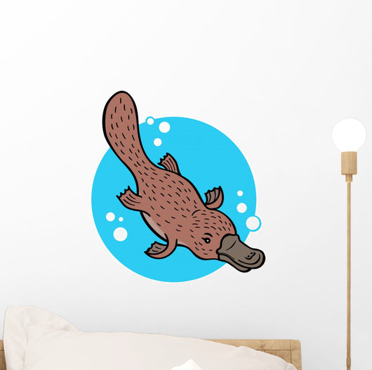 Cartoon Platypus Wall Decal