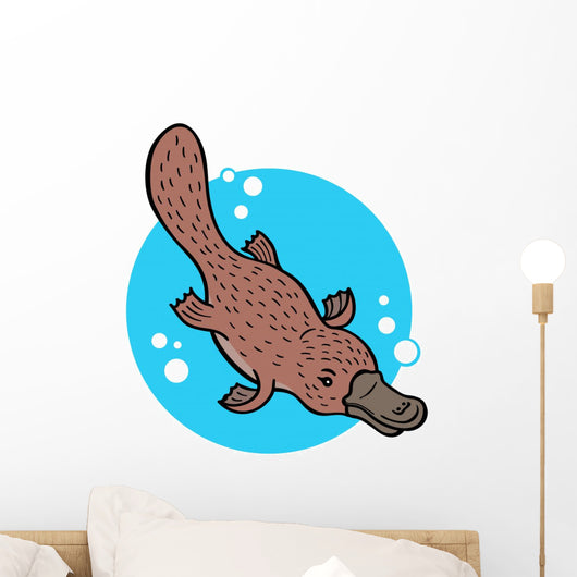Cartoon Platypus Wall Decal