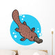 Cartoon Platypus Wall Decal