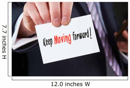 Businessman Holding Business Card Wall Decal