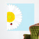 Ladybird Daisy Flower over Wall Decal