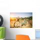 Vintage Bicycle with Basket Wall Decal
