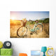 Vintage Bicycle with Basket Wall Decal