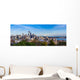 Panorama Seattle Downtown Skyline Wall Decal Panoramic Wall Decal