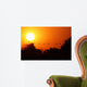Ganse Fliegen Den Sonnenuntergang Wall Decal