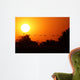 Ganse Fliegen Den Sonnenuntergang Wall Decal