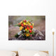 Orange Wedding Bouquet Stone Wall Decal