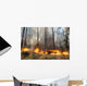 Forest Fire Progress Wall Decal