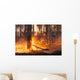 Big Forest Fire Pine Wall Decal