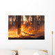 Big Forest Fire Pine Wall Decal