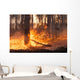 Big Forest Fire Pine Wall Decal
