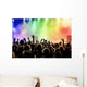 Cheering Crowd Concert Wall Decal Design 2